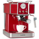 Klarstein gusto classico aparat za espresso, crvena