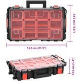  Prijenosni kovčeg crni 55,5x34,5x13,5 cm od PP-a | shoptok.hr