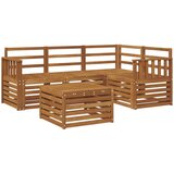  Set vanjskih sofa 5 kom. Prirodna Poliester | shoptok.hr