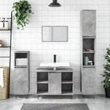 vidaXL Kupaonski ormarić boja betona 80x33x60 cm od konstruiranog drva Cijene