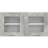  Viseći ormarić Beton siva i bijela 80 x 31 x 40 cm | shoptok.hr