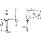 Hansa 51462293 Polo armatura za umivalnik s higijenskim tuš setom | Shoptok.si