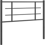  Kovinsko posteljno vzglavje črno 107 cm, (21142413) | Shoptok.si