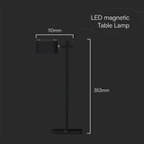  LED prigušiva magnetna stolna lampa 4u1 LED/3W/5V 3000-6000K 1800 mAh crna | Eponuda.com
