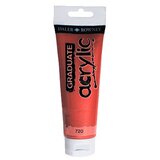 DALER ROWNEY akrilna boja GRADUATE 120 ml | 720 Metallic red | ePonuda.com
