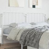Maison Chic kovinsko posteljno vzglavje - vzglavna omarica - nočna omarica belo 193 cm, (21704778) | Shoptok.si