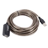  (85490) kabl usb 2.0 (muški) na usb 2.0 (ženski) 10m sivi Cene