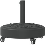  Baza suncobrana s kotačima za stupove Ø 38/48 mm 27 kg okrugla | Eponuda.ba