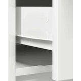  Komoda s predali in vrati, bela, 70,5x34x74,5 cm | Shoptok.si