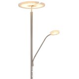 Globo 59093N - LED prigušiva stojeća lampa STANFORD 28W/230V + 5W 3000K sjajni hrom | Eponuda.com
