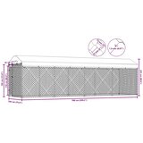 Vanjski kavez za pse s krovom 760 x 190 x 225 m | shoptok.hr