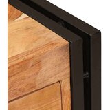 vidaXL Strani šal s predalom Rjava 66 x 33 x 70 cm Trden akacijev les | Shoptok.si