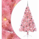 vidaXL Umjetna preddekorirana božićna jelka Roza 180 cm PVC, (5000074818) Cene