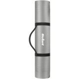 Rebel Active prostirka za gimnastiku za jogu, pilates, fitness, 190x115cm, debljine 2cm, NBR materijal, siva | shoptok.hr