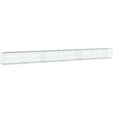  Gabionska košara s poklopcem 600x50x50 cm od pocinčanog željeza | shoptok.hr