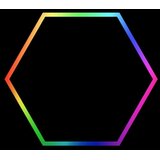  Hexagon LED tube light 1 head RGB 12V 410mm 6pcs | Eponuda.com