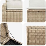  Set sofe 7 kom. Bež i krem bijela 123 x 62 x 69 cm | Shoptok.si