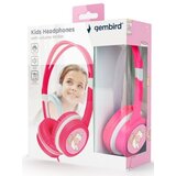 Gembird MHP-JR-PK dečije slušalice sa limiterom jačine zvuka 3,5mm pink | ePonuda.com