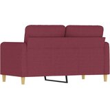  Dvosjed od tkanine crvena boja vina 120 cm | shoptok.hr