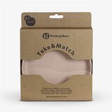 Petite&Mars silikonski tanjur s vakuumom 6 m+ Take&Match, Desert Sand | shoptok.hr