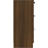  Komoda boja hrasta smeđi 60 x 30 x 70 cm od konstruiranog drva | shoptok.hr