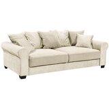 MID.YOU 3-SED, krem barve tekstil, leseni material | Shoptok.si