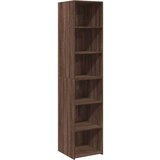 vidaXL Visoka omara rjavi hrast 40x41x185 cm inženirski les | Shoptok.si
