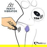 Feelztoys Panty - bežični, radio klitoralni vibrator (crni) | shoptok.hr
