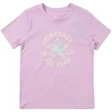 Converse Majica sivkasto bež / svijetloplava / svijetlozelena / ljubičasta