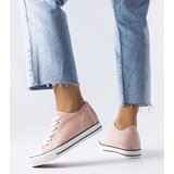 Gemre Pink glitter wedge sneakers Crete | Shoptok.si