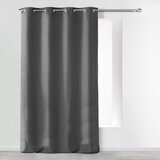 Douceur d intérieur Antracitno siva zavjesa od mikrovlakana 140x280 cm Absolu – Cijene