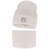 AGBO Girl's spring/ autumn set: hat and tube scarf white Mersila Cijene