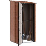  Vrtne šupe Smeđa 103 x 86 x 200 cm Metal | shoptok.hr