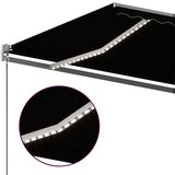 Automatska tenda sa senzorom za vjetar LED 400x350 cm antracit | shoptok.hr