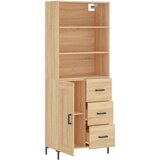 vidaXL Visoka komoda hrasta sonome 69 5x34x180cm od konstruiranog drva | shoptok.hr