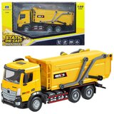 Metalni mobilni kamion za smeće Huina žuti 1:50 Cijene