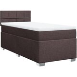 The Living Store Box spring postelja z vzmetnico temno rjav 90x190 cm blago - Box Spring Postelja, (21520187) | Shoptok.si