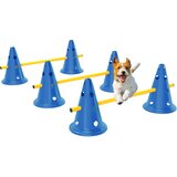 PawHut Komplet za agility za pse, 3-delna oprema za agility za trening psov, komplet za ovire, (5000240004) Cene