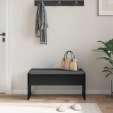  Klupa za hodnik s jastukom Crni hrast 83 x 38 x 40 cm | Eponuda.ba