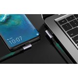  Kutni kabel USB na USB-C UGREEN US176 3A 0,5m (crni) | shoptok.hr