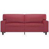  Dvosjed od tkanine crvena boja vina 140 cm umjetne kože | shoptok.hr
