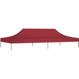 Krov za šator za zabave 6 x 3 m bordo 270 g/m² | shoptok.hr