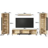 XXXL Dnevni Regal Helsinki 2, Črna, 4-Delno | Shoptok.si
