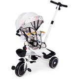 ECO TOYS Dječji tricikl sa okretnim sjedalom, ručkom za guranje i nadstrešnicom, | shoptok.hr