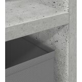  Nizak ormarić s ladicama Betonski sivi 87 x 27,5 x 43 cm | shoptok.hr