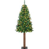  Mršavo božićno drvce Zelena 210 cm PVC i čvrsto drvo bora | shoptok.hr