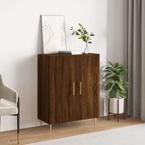  Komoda boja smeđeg hrasta 69 5x34x90 cm od konstruiranog drva | shoptok.hr