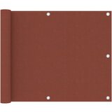 vidaXL Balkonsko platno terakota 75x500 cm oksford blago Cene