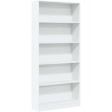 vidaXL Knjižna omara bela 80x24x176 cm inženirski les | Shoptok.si