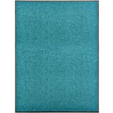 vidaXL Pralni predpražnik cyan moder 90x120 cm, (20756518) | Shoptok.si